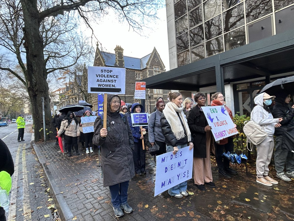 Thank you to all friends, colleagues and partners who marched with us and make a stand to say “stop the violence, no more silence!” 
#WhiteRibbonDay #Bawso #StopTheViolence #NoToAbuse