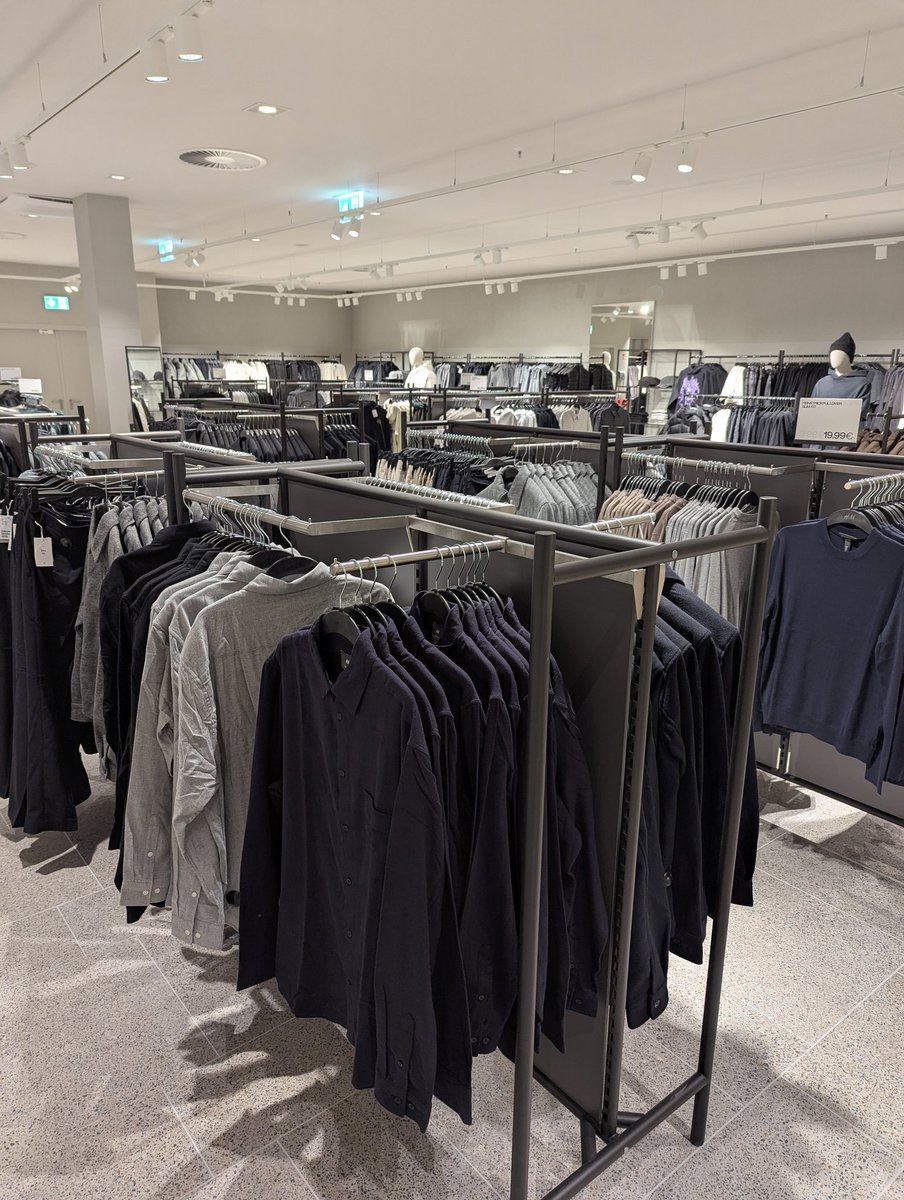 Die Farbenpracht der Herrenabteilung