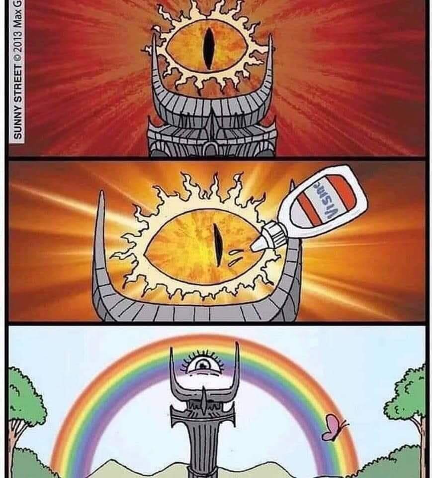 TheMemeCollect8's tweet image. #Humour #Memes #Eyeproblem #LordOfTheRings