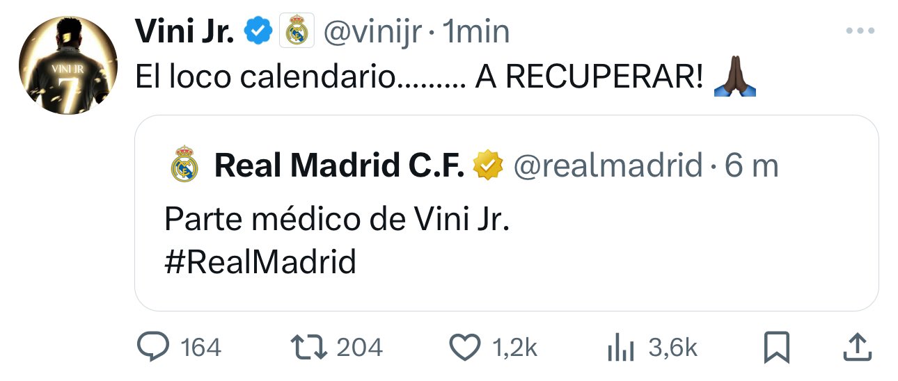 Tweet de Vini diciendo <a href=