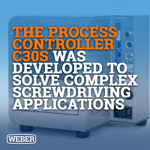 WEBER_USA's tweet image. The process controller C30S was developed to solve complex screwdriving applications. hubs.li/Q02r8NJG0 #processcontroller #processcontrollers #screwdrivingsystems