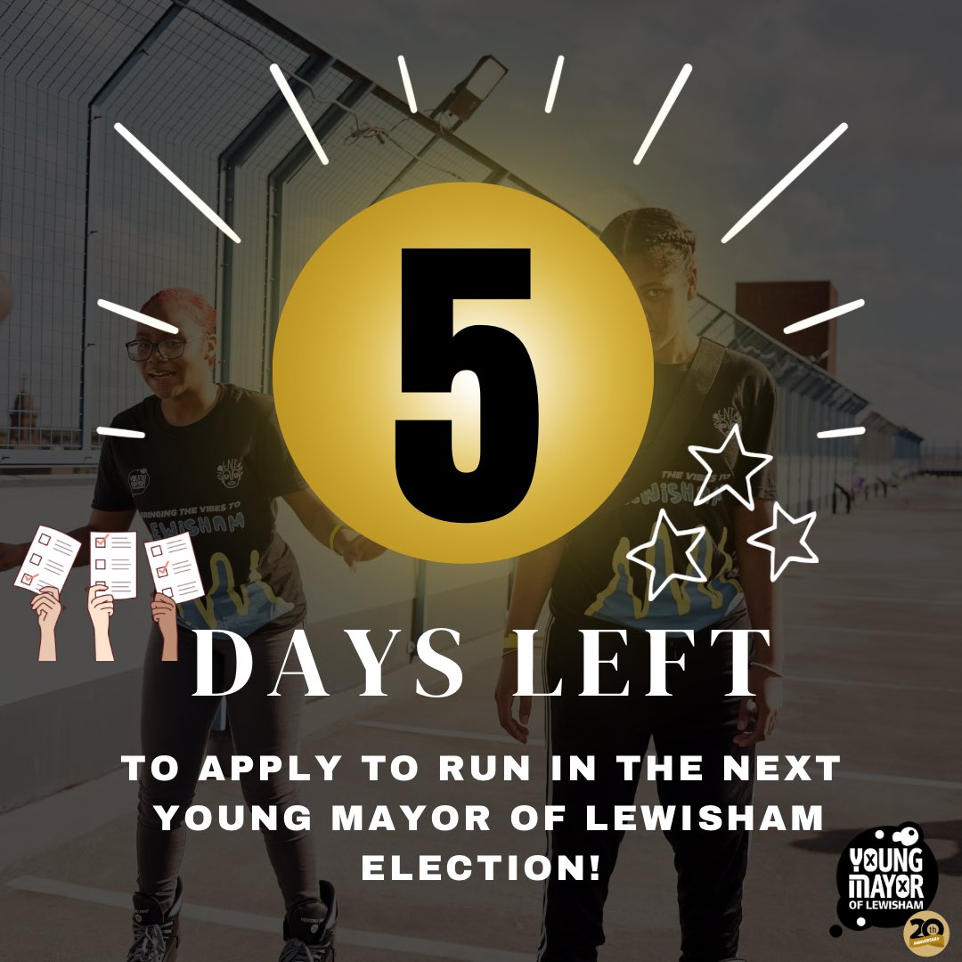 As we move nearer to our application deadline we want to encourage many of you who would like to become a candidate to apply. The application is in our bio! Encourage and support someone who you think would make a great Young Leader in Lewisham!