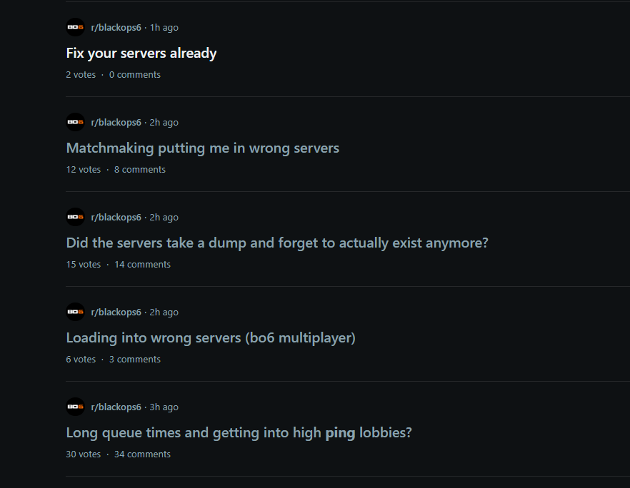 jasonrisk's tweet photo. @CODUpdates Please provide us Aussie's an update on our 150-200ms ping servers, this is unplayable with such quick TTK. https://t.co/w8isuRsZRd