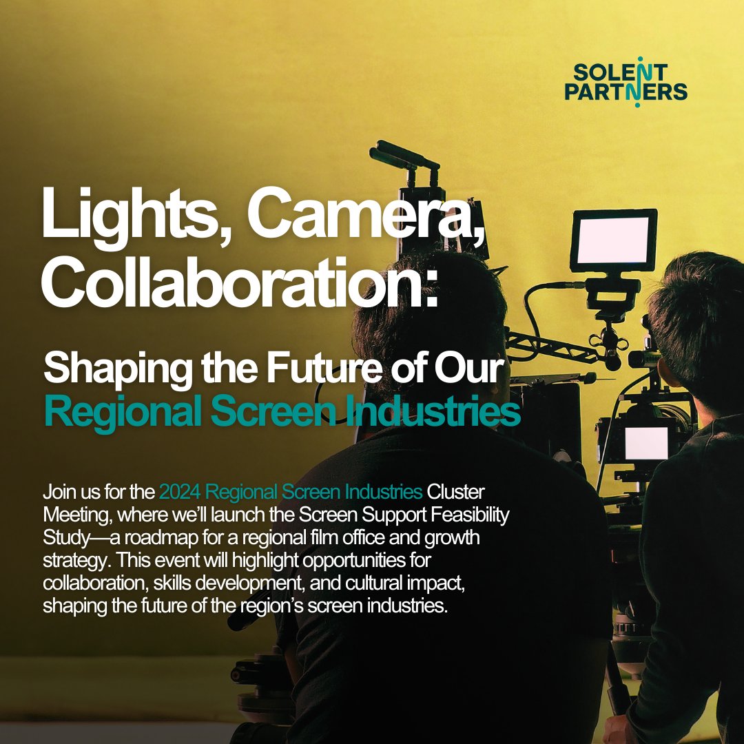 Join us on the 11 of December at Fareham College for the 2024 Regional Screen Industries Cluster Meeting, where we’ll unveil the Screen Support Feasibility Study and a bold roadmap for growth in the region’s screen sector.

solentpartnersevents.evolutive.co.uk/event/details/…

#ScreenIndustries
