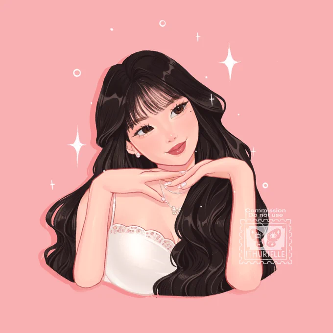 one of the prettiest girls i've ever drawn  