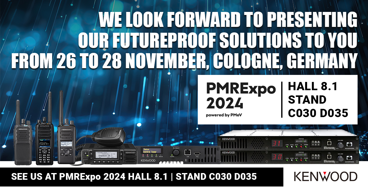 Kenwood_Comms's tweet image. Visit us at #PMRExpo 2024 on stand C030 D035 to learn more about our latest #MultiProtocol #DMR, #NEXEDGENXDN, #P25, multi-frequency and #simulcast 
products and the advanced software suites and application solutions.