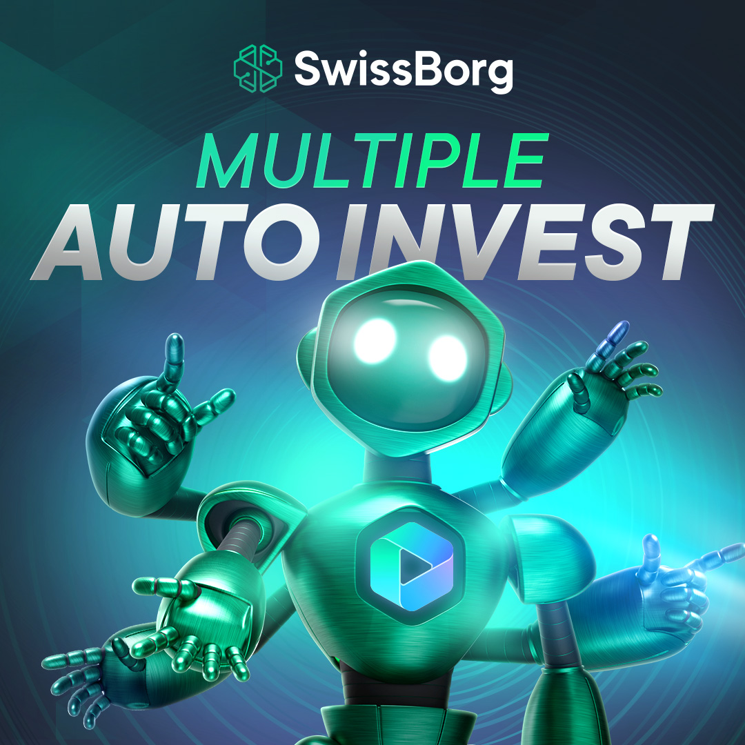 swissborg's tweet photo. 🚀 Introducing Multiple Auto-Invest on SwissBorg!
#SwissBorg app users can now:

✅ Create multiple Auto-Invest plans per token.
✅ DCA simultaneously in and out of a single asset.
✅ DCA into one asset from various sources.
✅ Set different amounts and time frames for the same token.

🙌🏼 Enjoy greater flexibility and control over your portfolio. 

#SwissBorg #AutoInvest