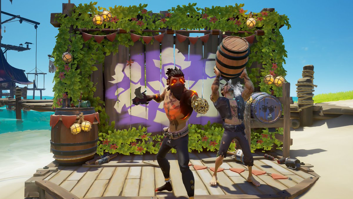 Une bonne session PVP pour le weekend de la communauté sur <a href="/SeaOfThieves/">Sea of Thieves</a> pour les tatoués #bemorepirate