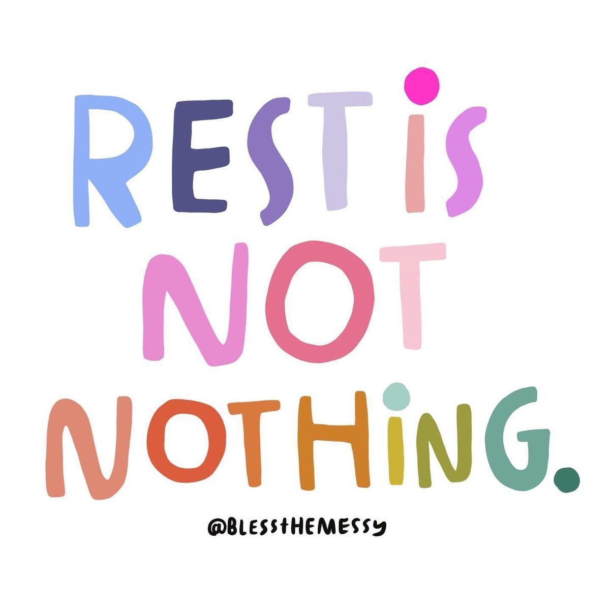 A reminder to start the week: resting isn’t doing nothing. Rest is important for our wellbeing. It helps us to physically and mentally repair and recover. It also gives us an opportunity to reflect and notice how we’re feeling and what we need. #MentalHealth

📷 IG: blessthemessy