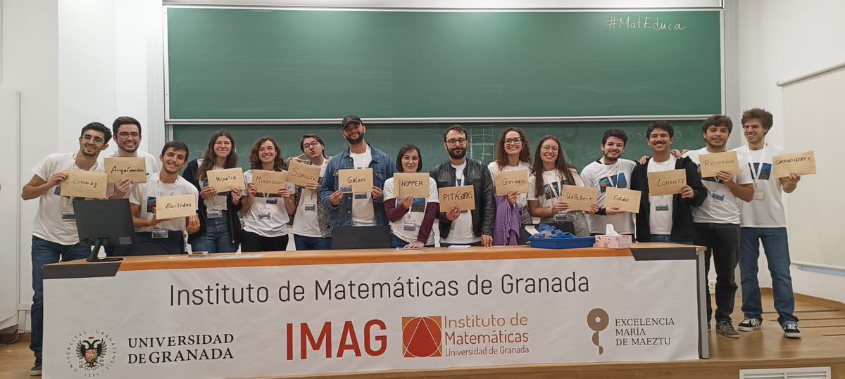 IMAG (@imag_ugr) on Twitter photo El pasado viernes 22 de noviembre superamos la cifra de 1100 estudiantes que han visitado el <a href="/IMAG_UGR/">IMAG</a> con el programa #MatEduca 🥳🎉🎉.
¡Gracias a <a href="/IESmontesligues/">MONTES ORIENTALES</a> y <a href="/IesSotoderojas/">I.E.S. Pedro Soto de Rojas</a> por una jornada magnífica! El pasado viernes 22 de noviembre superamos la cifra de 1100 estudiantes que han visitado el <a href="/IMAG_UGR/">IMAG</a> con el programa #MatEduca 🥳🎉🎉.
¡Gracias a <a href="/IESmontesligues/">MONTES ORIENTALES</a> y <a href="/IesSotoderojas/">I.E.S. Pedro Soto de Rojas</a> por una jornada magnífica!