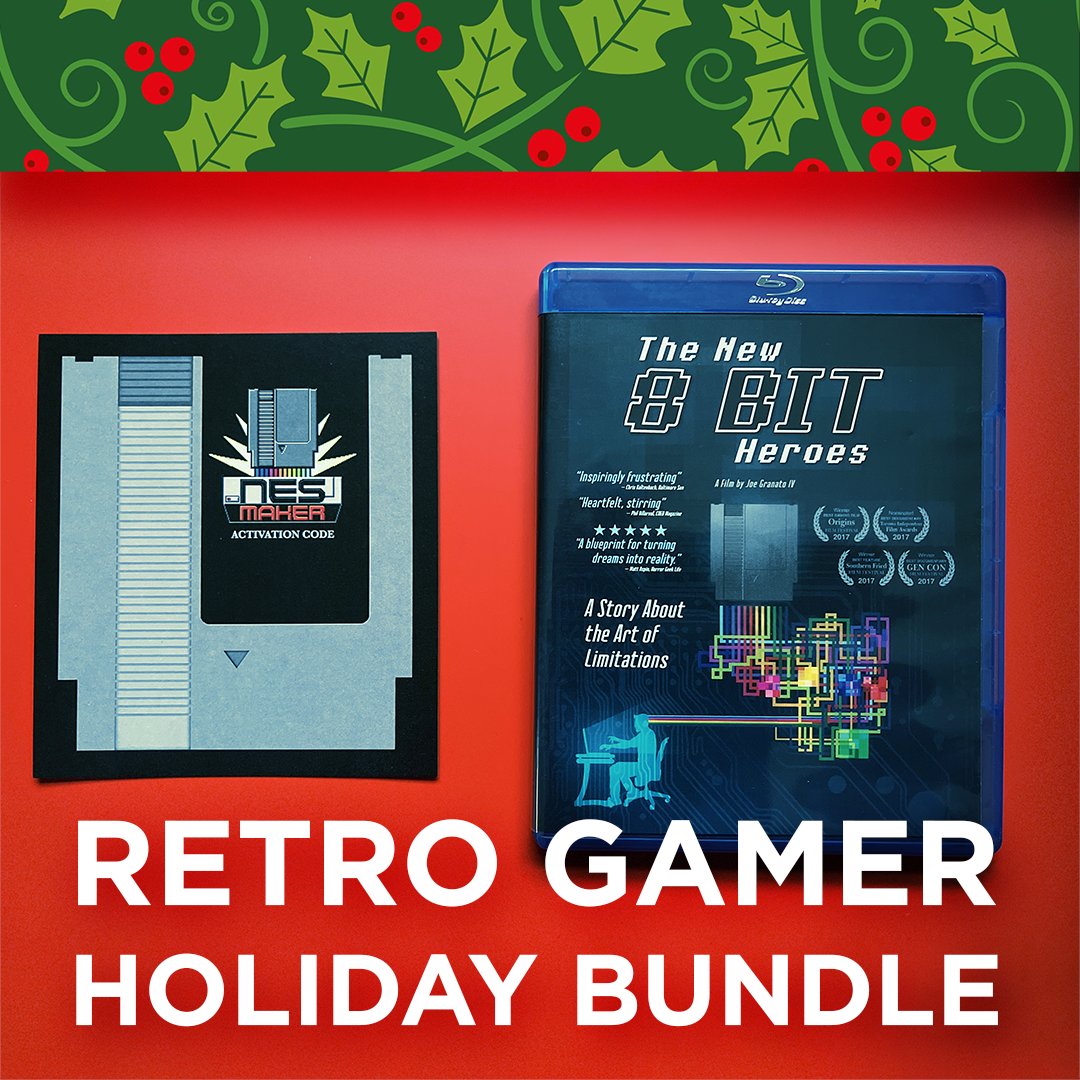 For the #retrogamer on your list, even if that retrogamer is yourself, check out the holiday #NESmaker bundle. theretroverse.com/product-catego…