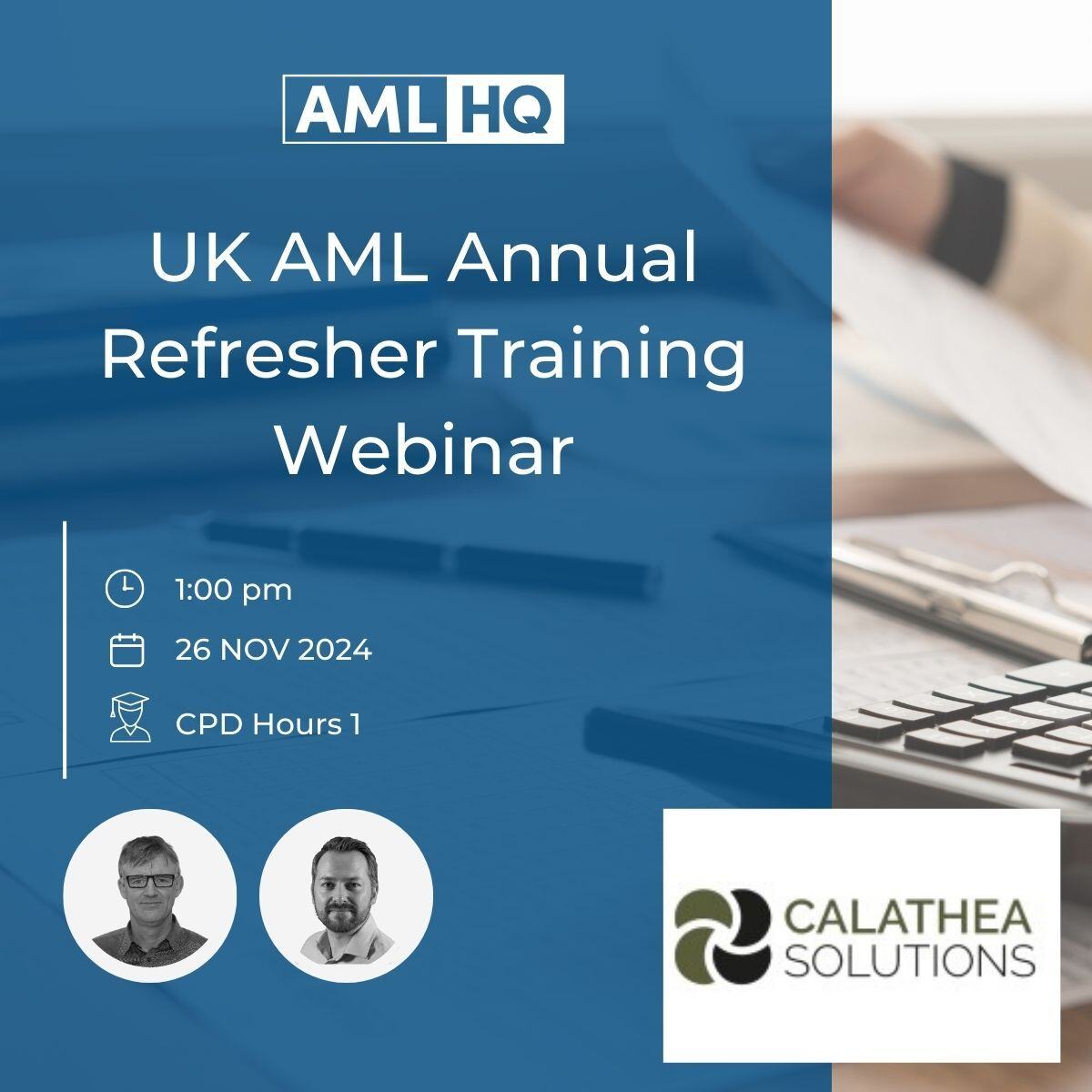 AML_HQ's tweet photo. Don't miss our Free AML Training &amp; CPD for UK accountants tomorrow at 1 PM! Covering key AML obligations, red flags, and compliance strategies. Register now: https://t.co/PCA2saCU9H https://t.co/10E4fuiCRS