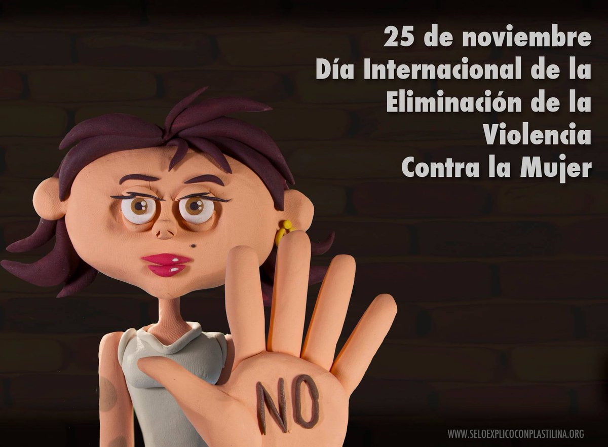 25 de noviembre, Día Internacional de la Eliminación de la Violencia Contra la Mujer.