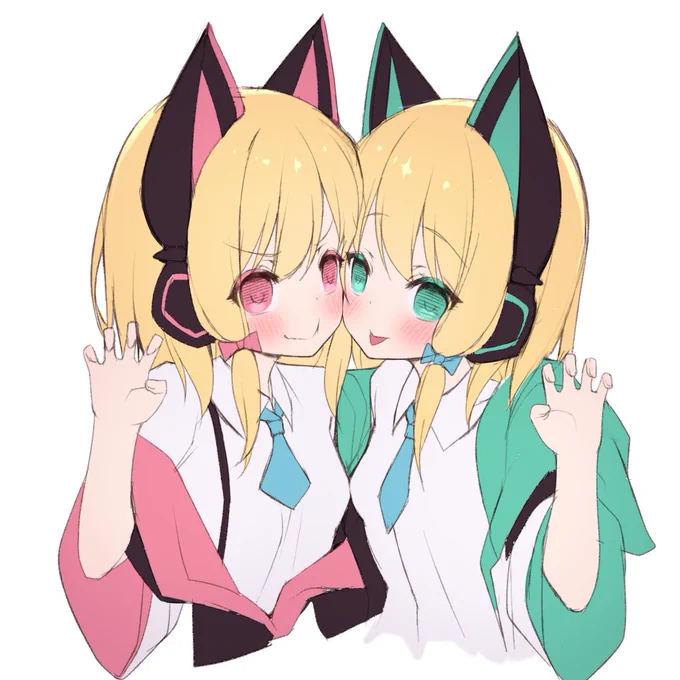 モモミドの #いい双子の日 #ブルアカ