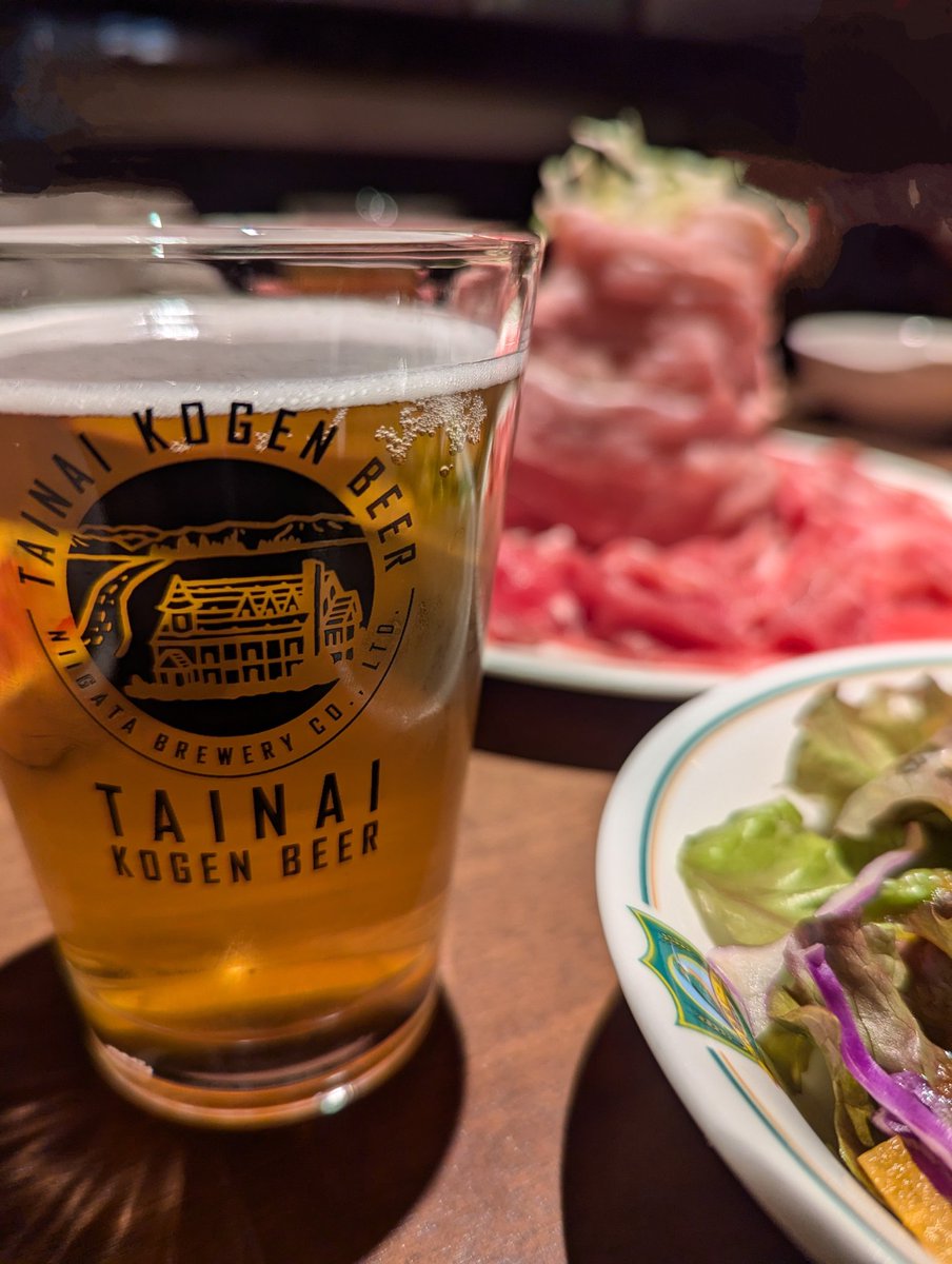 cl3zv's tweet photo. 胎内高原ビール園直営店
ビアダイニングen 7th Anniversary 
行って来ました〜
ラムと豚しゃぶ、め��ちゃ美味しかったです😊クラフトビールもいっぱい飲めて大満足🍻スパイシービアからもうまかったー😆
@tainaikogenbeer https://t.co/pVMc04SGuF