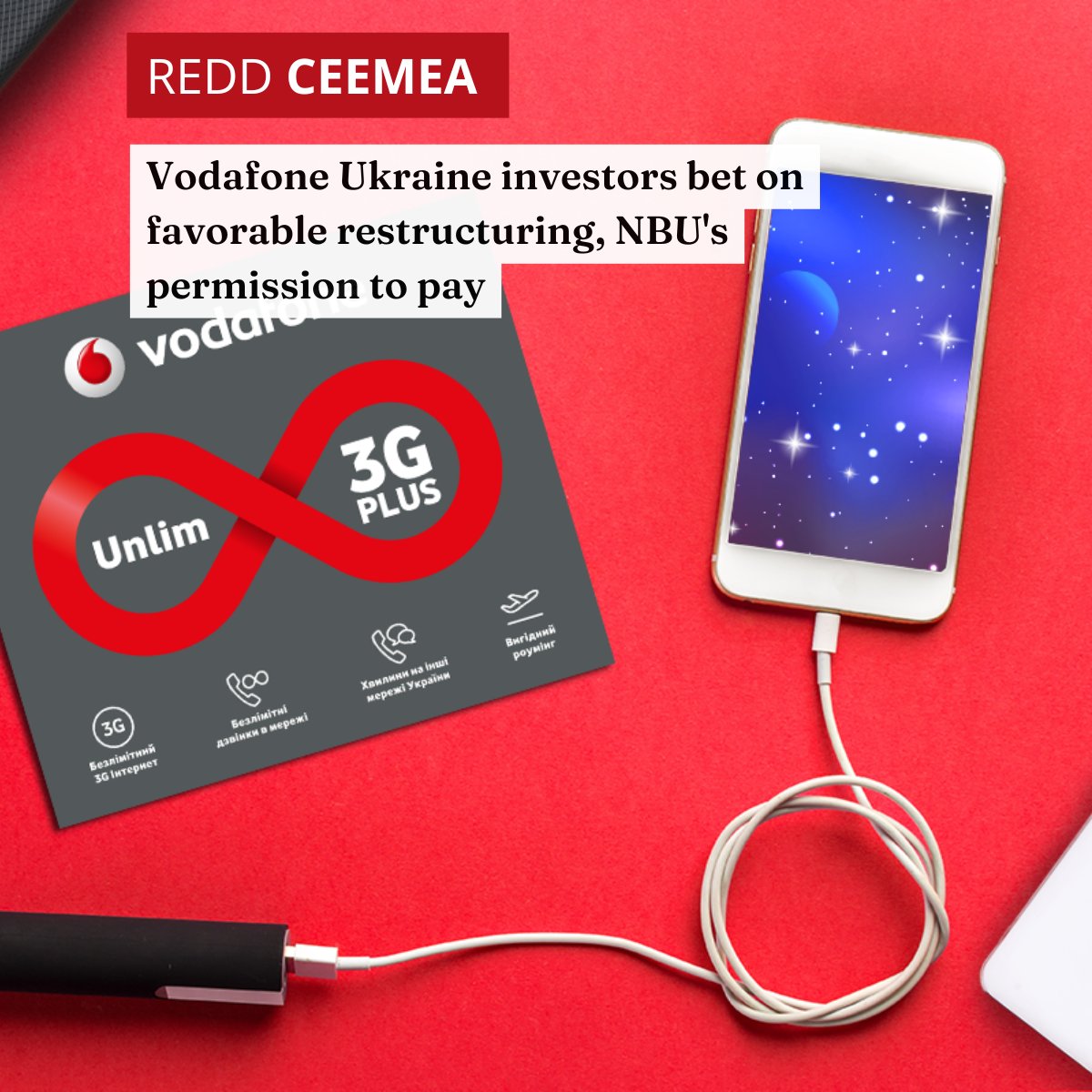 ReddIntell's tweet image. Investors in CEEMEA anticipate Vodafone Ukraine’s Eurobonds (Feb 2025) may see favorable restructuring. Strong fundamentals and Azeri backing fuel hopes for regulatory repayment approval. Request a trial for in-depth local insights like this: hubs.la/Q02ZjvGn0
