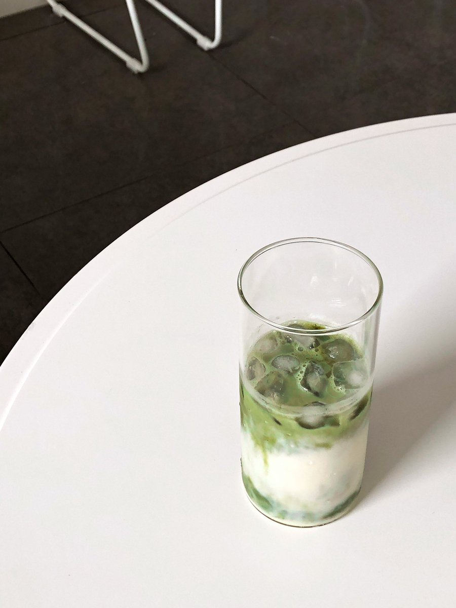say hi to my matcha glass