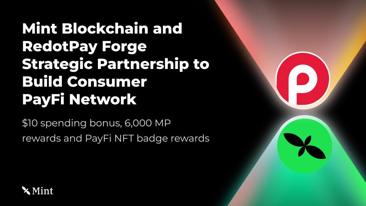 📣 We are thrilled to announce our strategic partnership with @RedotPay, a  global leader in crypto payment solutions servicing 3 million users  globally, to advance consumer adoption of crypto payments and build