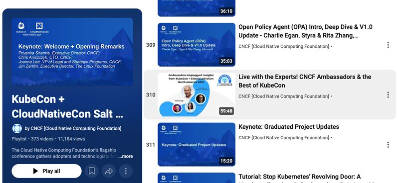๐ณ๐๐๐๐ ๐ท๐๐๐๐๐๐๐ #CNCFAmbassador ๐ฎ๐ฑ๐ (@horovits) on Twitter photo ๐ฃ #KubeCon recordings are up on the
<a href="/CloudNativeFdn/">CNCF</a> YouTube with 373 videos!๐
Among these, the panel I hosted with <a href="/CNCFAmbassadors/">CNCF Ambassadors</a> <a href="/vfarcic/">Viktor Farcic</a> <a href="/mkoerbi/">Max Kรถrbรคcher ๐ช๐บ๐๐บ๐ฆ</a>
Check it out for a good #KubeConNA recap before you dive into the individual talks๐ก
๐บ youtube.com/live/WHT1CisdKโฆ
#cloudnative ๐ฃ #KubeCon recordings are up on the
<a href="/CloudNativeFdn/">CNCF</a> YouTube with 373 videos!๐
Among these, the panel I hosted with <a href="/CNCFAmbassadors/">CNCF Ambassadors</a> <a href="/vfarcic/">Viktor Farcic</a> <a href="/mkoerbi/">Max Kรถrbรคcher ๐ช๐บ๐๐บ๐ฆ</a>
Check it out for a good #KubeConNA recap before you dive into the individual talks๐ก
๐บ youtube.com/live/WHT1CisdKโฆ
#cloudnative