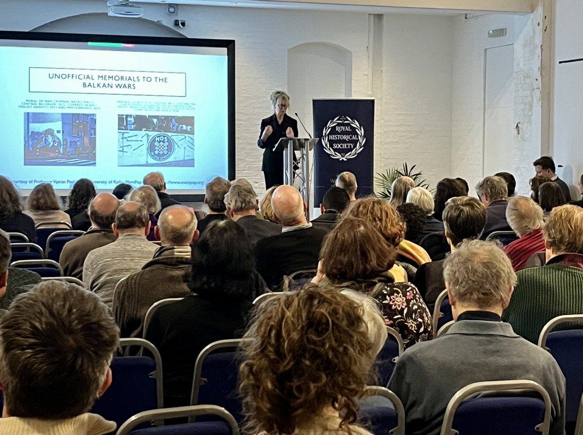 We want to start the week with a special thank you to our new President Professor @LucyNoakes1 for giving this year's President's Address last Friday. 🥳

For those of you who missed it in person, we will circulate a recording of Lucy's lecture soon so keep an eye out!