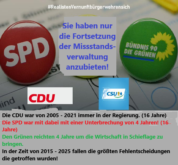 reimund15's tweet photo. #Bundestagswahl2025 #Kartellparteien
Mit der #Brandmauer wird diese Witz-CDU überhaupt rein gar nichts überlebensfähig machen.
Der neue #Scholz nennt sich dann #Merz, wird weiter #merkeln und die Politik der Grünen machen .
Eine Politikwende ist damit total hoffnungslos! https://t.co/IHkh9fSvat
