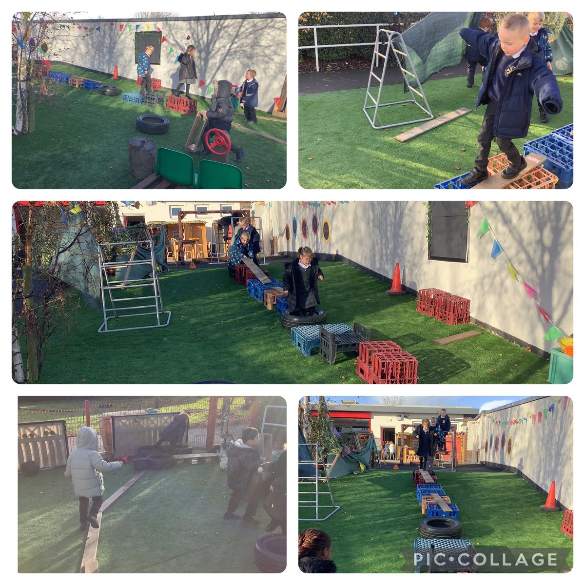 IPMATTowngate's tweet photo. THE FLOOR IS LAVA! Excellent problem solving and teamwork demonstrated today whilst building an obstacle course to protect us from the lava! #ReceptionTPA https://t.co/5ZUpUVjELV