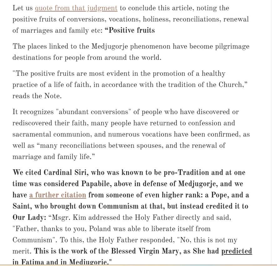 Xavier (@xavier_dmercy) on Twitter photo <a href="/mihocropro/">MihoCro✝️🇻🇦🇭🇷</a> <a href="/way_wallaby/">WallabyWaySydney</a> <a href="/IFightForMary/">Fight for Mary</a> 🙏👍Pls note Cardinal Siri and Pope St. John Paul II made statements in favor of Medjugorje, as Pope Francis and a Vatican Decree also did more recently: <a href="/mihocropro/">MihoCro✝️🇻🇦🇭🇷</a> <a href="/way_wallaby/">WallabyWaySydney</a> <a href="/IFightForMary/">Fight for Mary</a> 🙏👍Pls note Cardinal Siri and Pope St. John Paul II made statements in favor of Medjugorje, as Pope Francis and a Vatican Decree also did more recently: