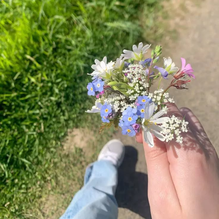 flower picking