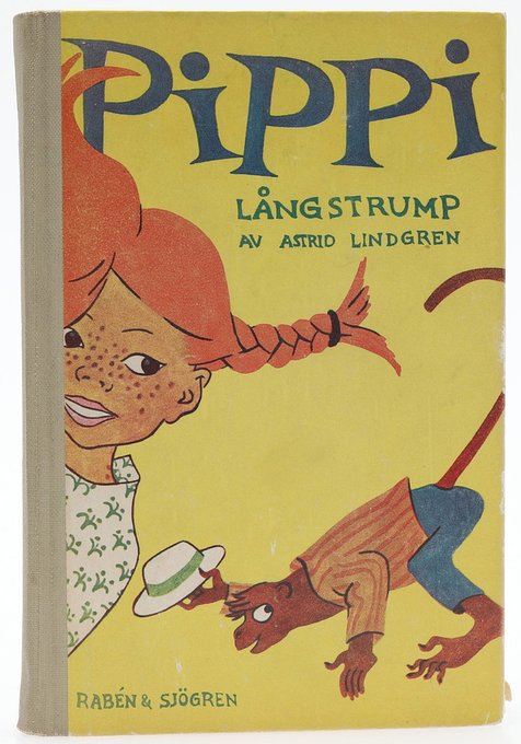 svenskhistoria's tweet photo. Den 26 november 1945 utkom Astrid Lindgrens första bok om Pippi Långstrump. #svhist #dagensdatum https://t.co/1jAcEO5IVV