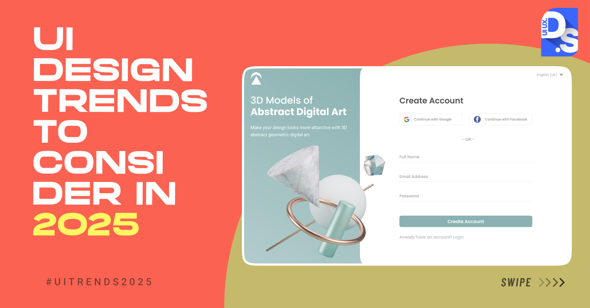 design__studio's tweet image. Top UI Design Trends to Consider in 2025
.
.
.
.
#uidesign #UXDesign #uidesigntrends #designstudiouiux