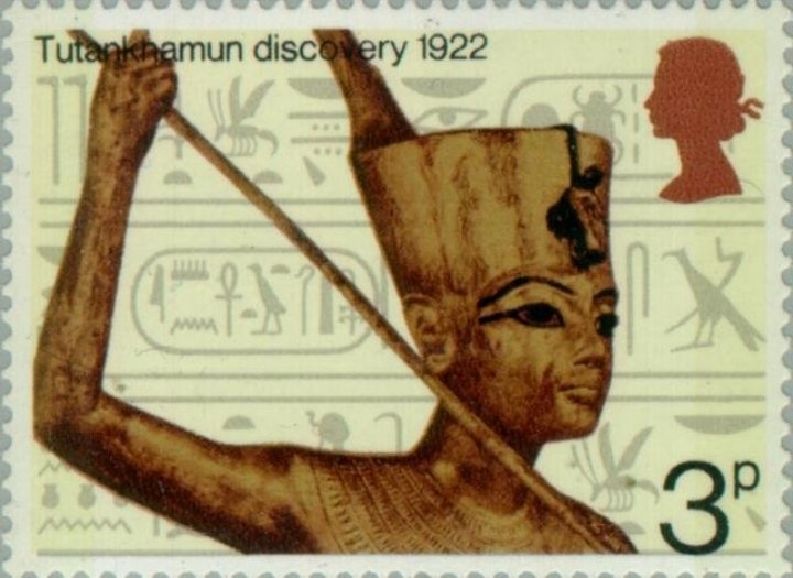 KenP314s's tweet image. #UnitedKingdom, 3 pence, issued 1972 Apr 26.
50th anniversary of English archaeologist #HowardCarter opening #Tutankhamun&apos;s tomb in #Egypt. Carter and his patron George Herbert obtained the rights to dig in the ...

(continued in next message)
#stamps #philately #stampcollecting