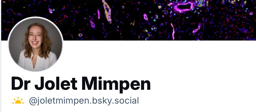 I've started my bsky.social journey! You can follow me <a href="/joletmimpen/">Jolet Mimpen</a>.bsky.social.
