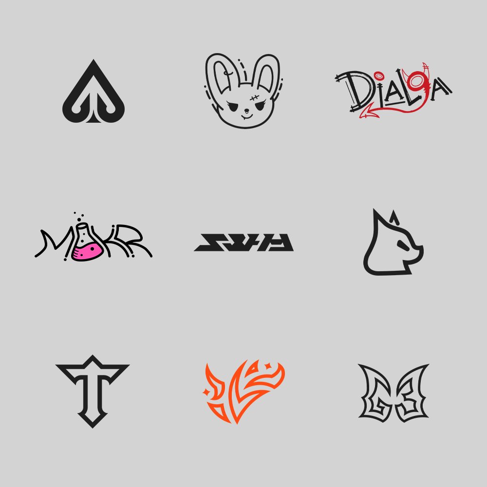 Jakze (@jakze8) on Twitter photo Recent Logos and Typography 🧐❗️ Recent Logos and Typography 🧐❗️