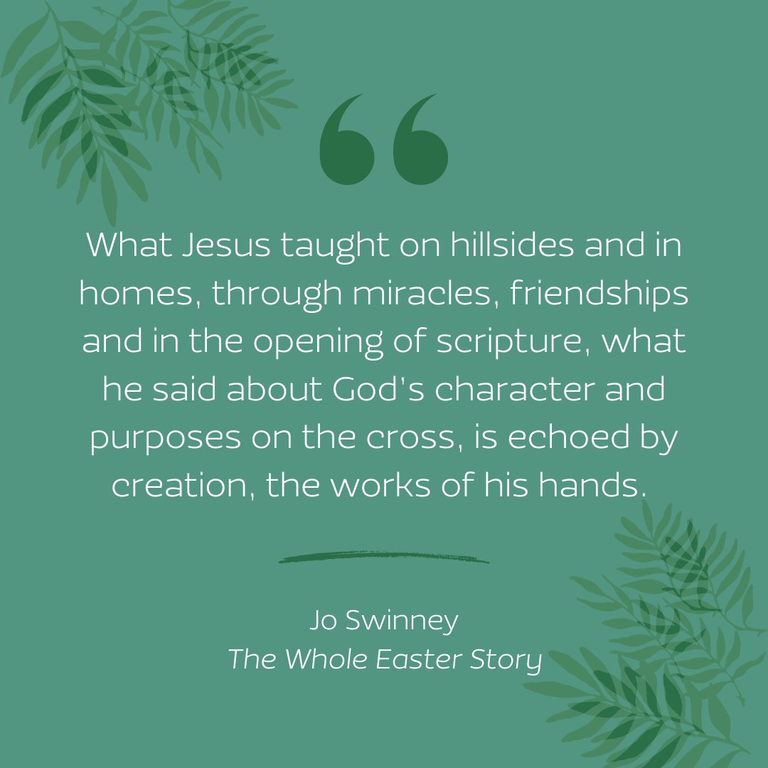 In The Whole Easter Story by Jo Swinney, you will find a 40 day Lenten devotional and a six week group-discussion guide, empowering you and your church community to explore God’s heart for creation next Lent.

Purchase your copy today at ⤵️
brfonline.org.uk/collections/mi…