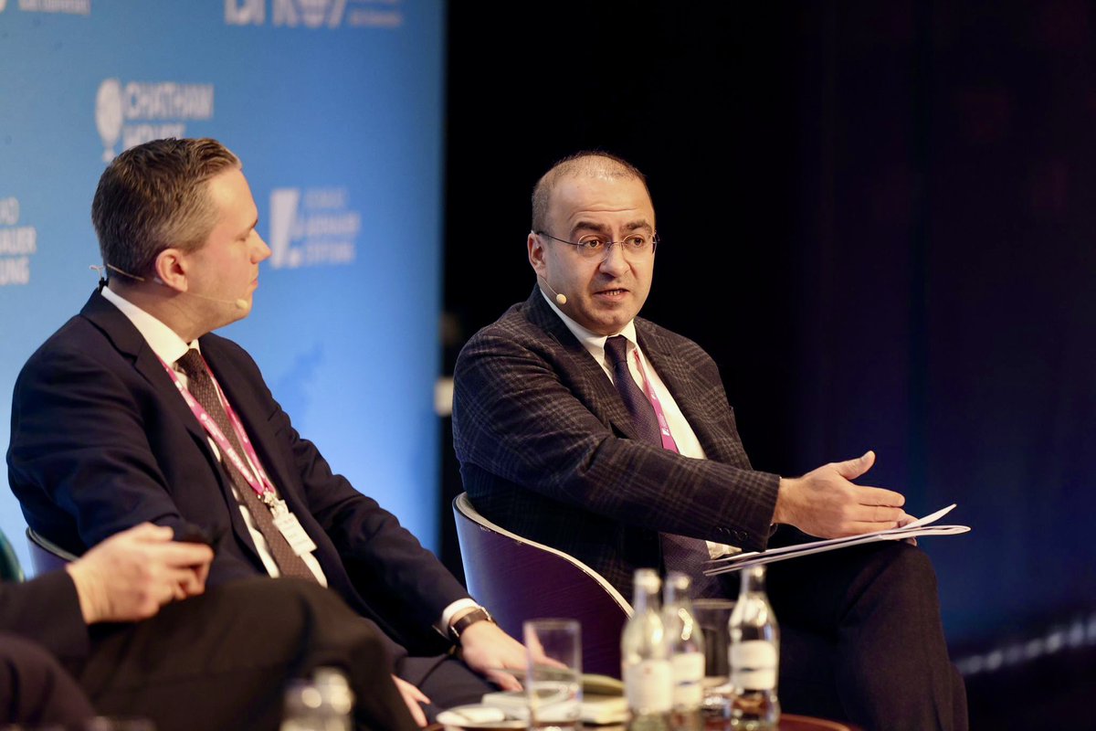 Chatham House (@chathamhouse) on Twitter photo Session three | Understanding Europe’s priorities in the Middle East
For the third panel of our 2024 Berlin Conference <a href="/KimDozier/">Kim Dozier ✍️</a>, Taha Ozhan, <a href="/ZwitscherVolk/">Thomas Volk</a> and H.E. Ahmed Alattar join our director <a href="/bronwenmaddox/">Bronwen Maddox</a> to discuss the challenges in the Middle East.
#CHEurope Session three | Understanding Europe’s priorities in the Middle East
For the third panel of our 2024 Berlin Conference <a href="/KimDozier/">Kim Dozier ✍️</a>, Taha Ozhan, <a href="/ZwitscherVolk/">Thomas Volk</a> and H.E. Ahmed Alattar join our director <a href="/bronwenmaddox/">Bronwen Maddox</a> to discuss the challenges in the Middle East.
#CHEurope
