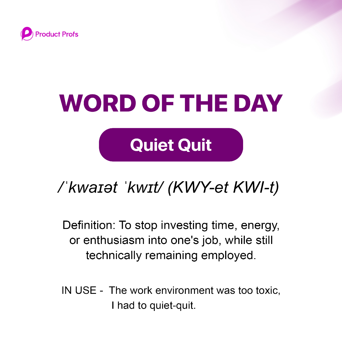 ProductProfs's tweet photo. Dear Techies, Would you rather quiet quit or resign from a toxic workplace ? Tell us your opinions in the comment section.

#productprofs #productmanagement #nocodeskills #careergrowth https://t.co/qoWyBzJcGY