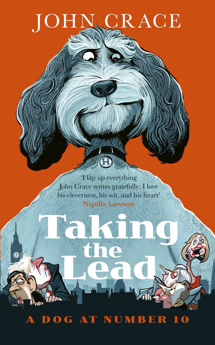 In November &amp; December Booktime, we interview <a href="/JohnJCrace/">John Crace</a> about his new book Taking the Lead. Told from the point of view of his dog Herbie Hound, who has worked in government for the past 13 years, it's a funny canine political satire. #choosebookshops #booksaremybag