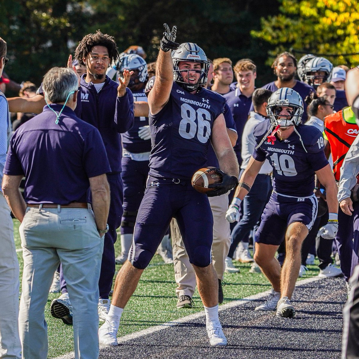 CoachJeffGallo's tweet image. Ⓜ️ Top Offense in CAA: Scoring &amp;amp; Total
Ⓜ️#2 Offense in Country: Scoring &amp;amp; Total
Ⓜ️ Nations Leader in Passing Yards
Ⓜ️ Nations Leader in Rushing TDs

We All EAT Together 
Ⓜ️🦅🏈🔥
#FlyHawks 
Performance/Perception