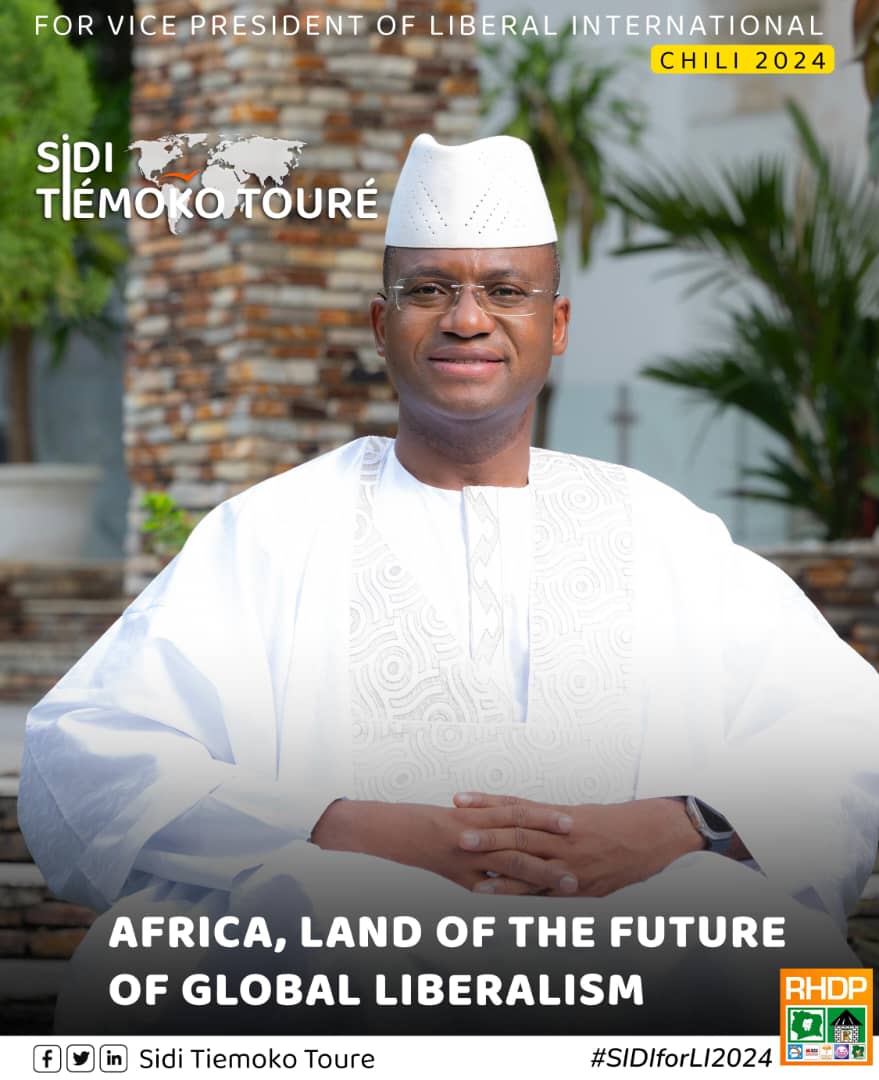 🌟 My vision for <a href="/liberalinternat/">Liberal International</a>:
1.4 billion Africans: a dynamic force for global liberalism.
Our entrepreneurial youth ready to enrich the global liberal movement.
Join us in Chile for the 64th LI Congress.📍Santiago 2024

#SIDIforLI2024
#FutureOfFreedom