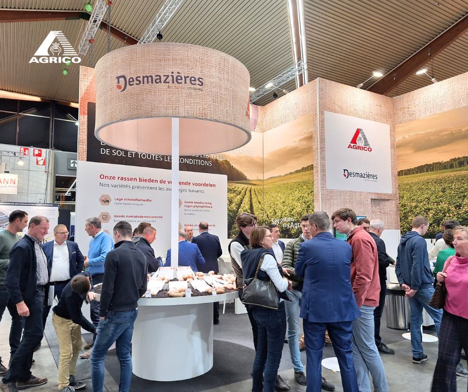 sayagrico's tweet photo. Op de eerste dag van Interpom'24 mochten wij al veel bezoekers op onze stand verwelkomen en ook vandaag loopt het al lekker vol. Wie komt er vandaag of morgen nog een kopje koffie bij ons halen op stand 193? โ
#Agrico #AgricoPotatoes #Interpom https://t.co/v5dgioeBU9