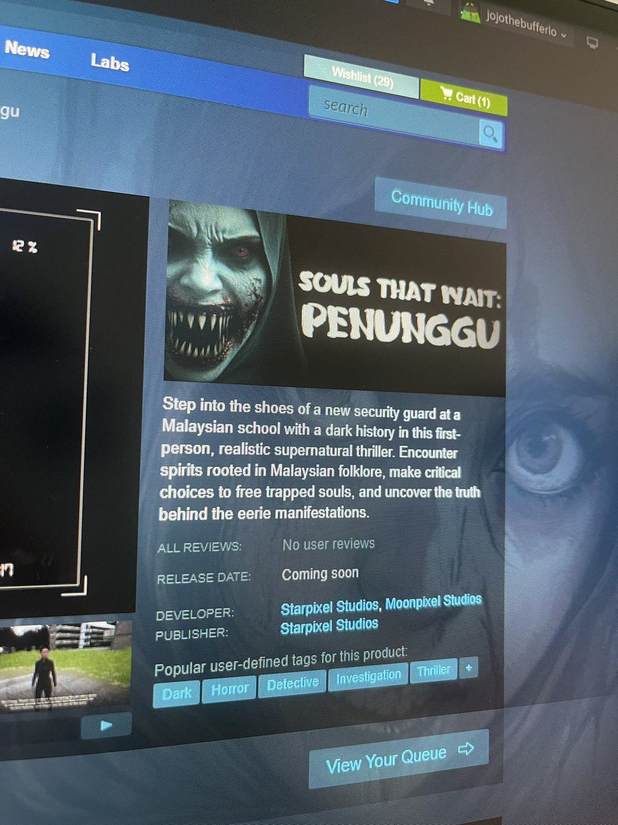 Yes its scarier than The Nun. Please wishlist or ghost will haunt you 👻😭

#Steam #ghost #nun #penunggu #indiedev #horrorgame
