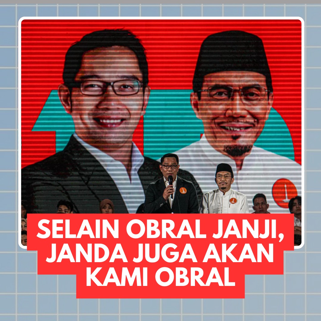 bustingkat8's tweet image. Koq gitu sih calon pemimpin?

#R1DO_N1STA_JENDES
R1DO Sak1t1 Jendes
ARA SARA for R1DO
Jendes Tolak R1DO
JudOL for R1DO

#MauDipimpinSiapa
03 Mega Amien OSO
01 Prabowo Jokowi SBY