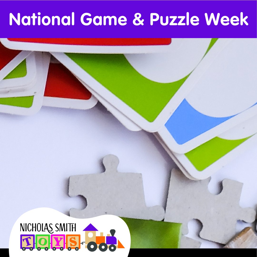 NSTrainsToys's tweet image. Happy National Game &amp;amp; Puzzle Week! Check out our huge selection of games and puzzles online or in our store: bit.ly/4hMQFHO #nationalgameandpuzzleweek #gameandpuzzleweek #gamesandpuzzles #games #puzzles #boardgames #toys