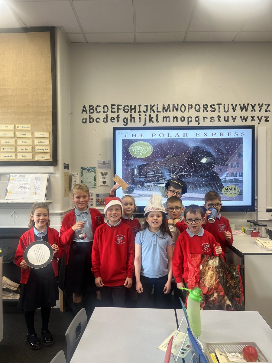 We had a lovely surprise in Year 3, this morning! Santa left us a bag of clues about our new book. We guessed it! It’s The Polar Express! We are so excited! #Believe #PolarExpress