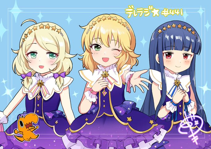 絵を出していました #デレラジ 