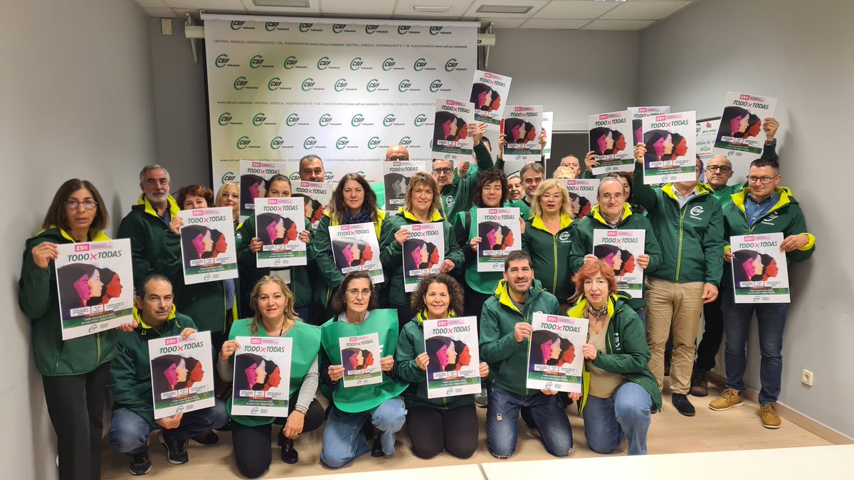 CsifValladolid's tweet image. 25 N: Día internacional de la eliminación de la violencia contra la mujer.
&quot;Todo por todas” 
CSIF pide poner a disposición todos los recursos posibles para ayudar en la lucha contra la violencia de género