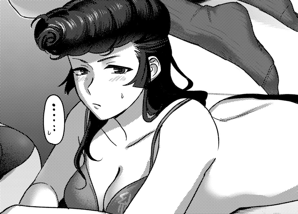 継続ユリ合同にモノクロ1P参加させて頂きました!ユリ♡ 