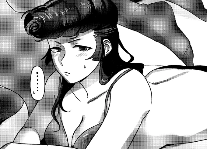 継続ユリ合同にモノクロ1P参加させて頂きました!ユリ♡ 