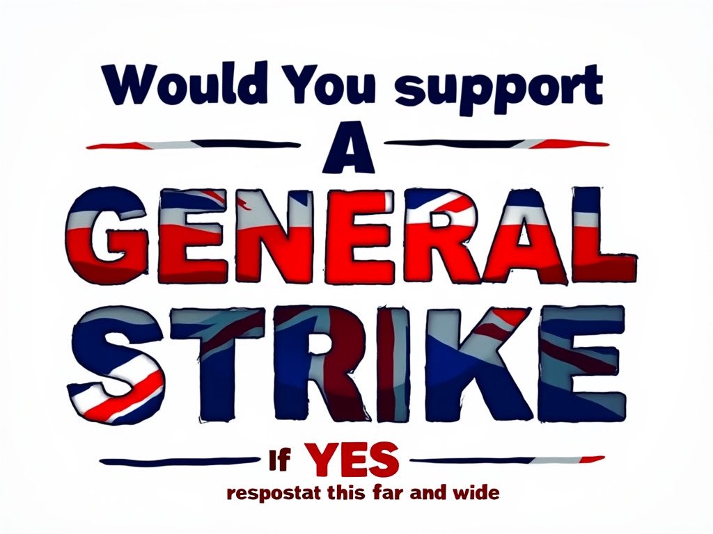 TheBritLad's tweet image. If the government ignore the petition and brush it off.

Would you SUPPORT a general strike across the WHOLE of the UK? 

YES or NO?