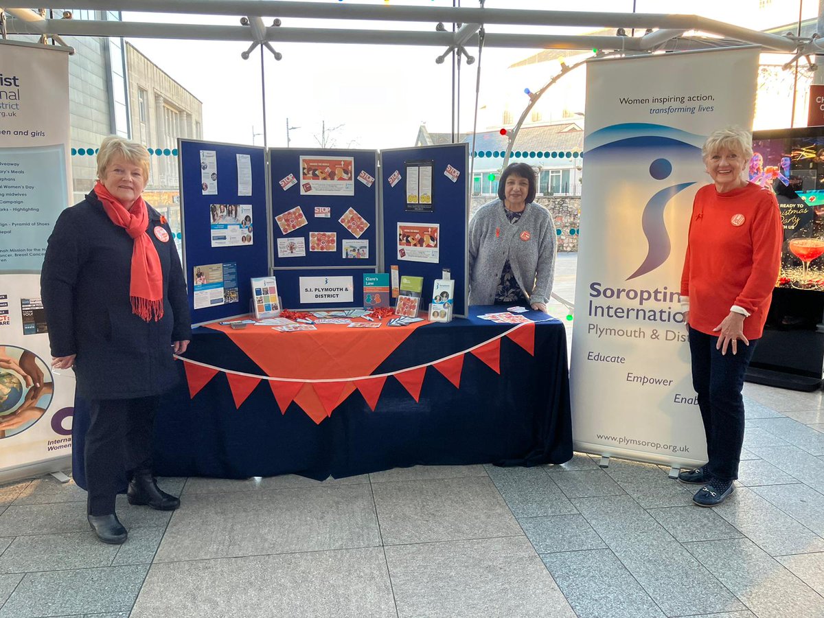 Here we are from 8.30 this morning to 6 p.m. at Drakes Circus #Plymouth 
Day 1: Prevention (25/11/2024)
• Join us for 16 Days of Activism to end Violence Against Women and Girls #Prevention starts with awareness and ends with action. Together, we can create a safer world 
<a href="/SIGBI/">maria teresa imbo</a>